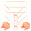 5 clip nasale in silicone con cinghia, per e adulti 8