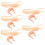 5 clip nasale in silicone con cinghia, per e adulti 10