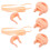 5 clip nasale in silicone con cinghia, per e adulti 9