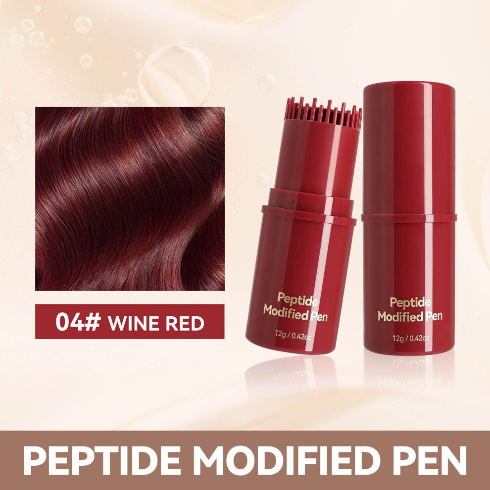 (D) Coverage Of White Hair With Built-in Comb And Color Correction Hair Wand