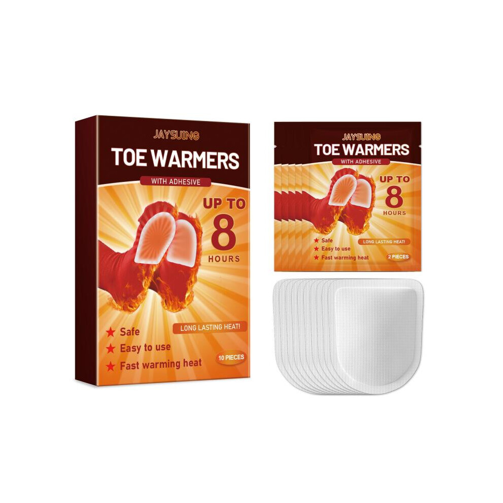 (B) Toe Warmers With Adhesive Toe Warmers Adhesive Long Lasting Safe Natural Odorless Activated Warmers Up To 8 Hours Of Heat Heated Insoles
