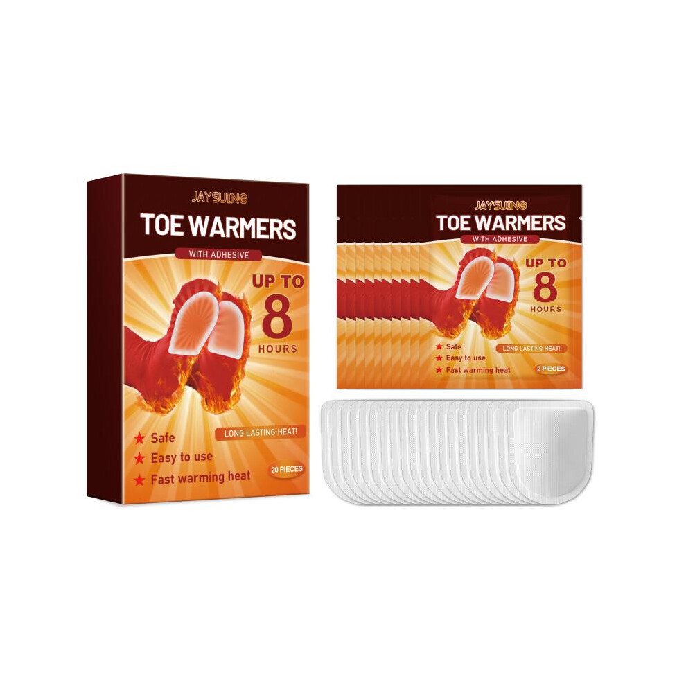 (C) Toe Warmers With Adhesive Toe Warmers Adhesive Long Lasting Safe Natural Odorless Activated Warmers Up To 8 Hours Of Heat Heated Insoles