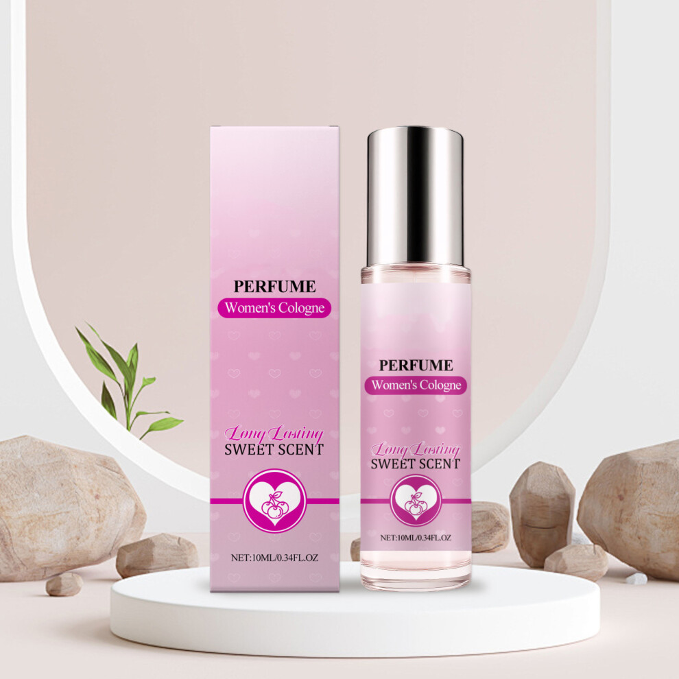 (Pink) Perfume Lasting  Fresh   Ladies' Perfume  Convenient To Carry And Give Gifts 15ml