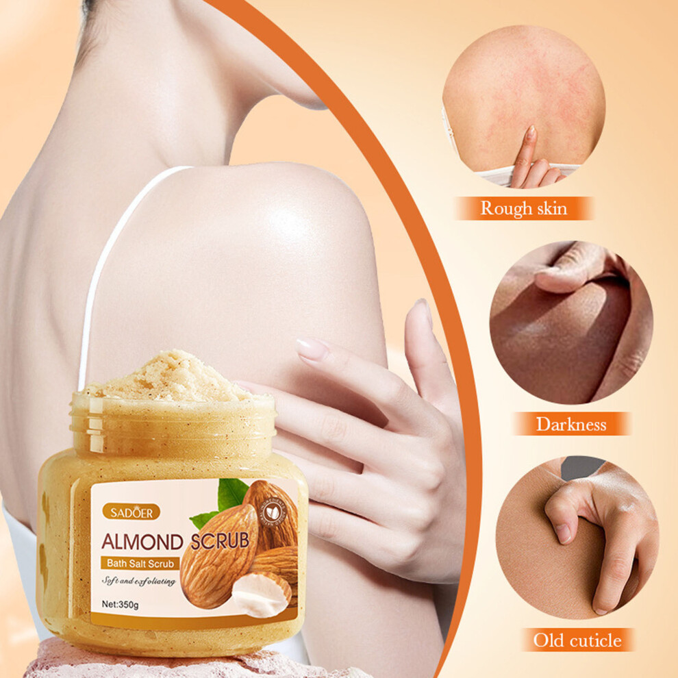 Brown (Brown) Apricot Kernel Exfoliating Clarifying Scrub Cleansing Body Scrub Body Cleansing Exfoliating Dead Body Scrub
