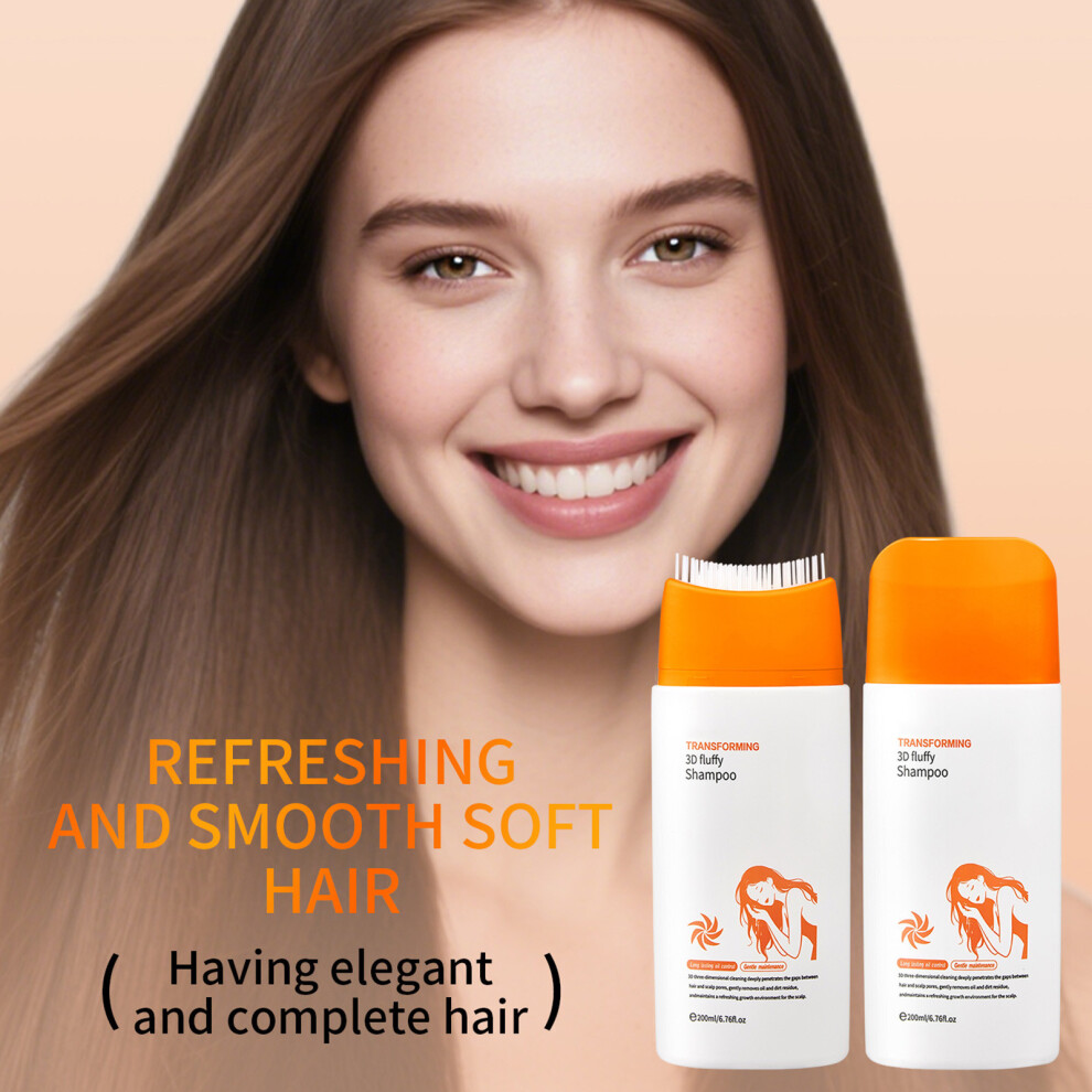 (Multicolor) Oil Control Shampoo With Comb 200ml