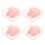 4 clip nasale in silicone con cinghia per adulti e 3