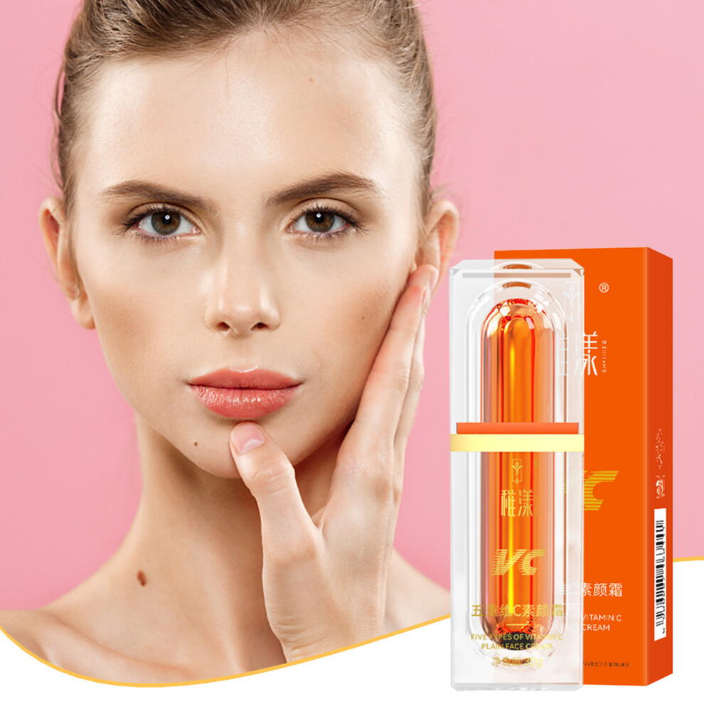 Cream (Multicolor) Five Fold Vc Facial Shrinks Pores, Brightens Skin Tone, Moisturizes And Moisturizes Skin 30G