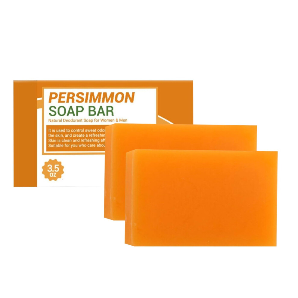 (A) Body Deodorizing Soap Removes Dirt Oil Without Tightness Persimmon 100g