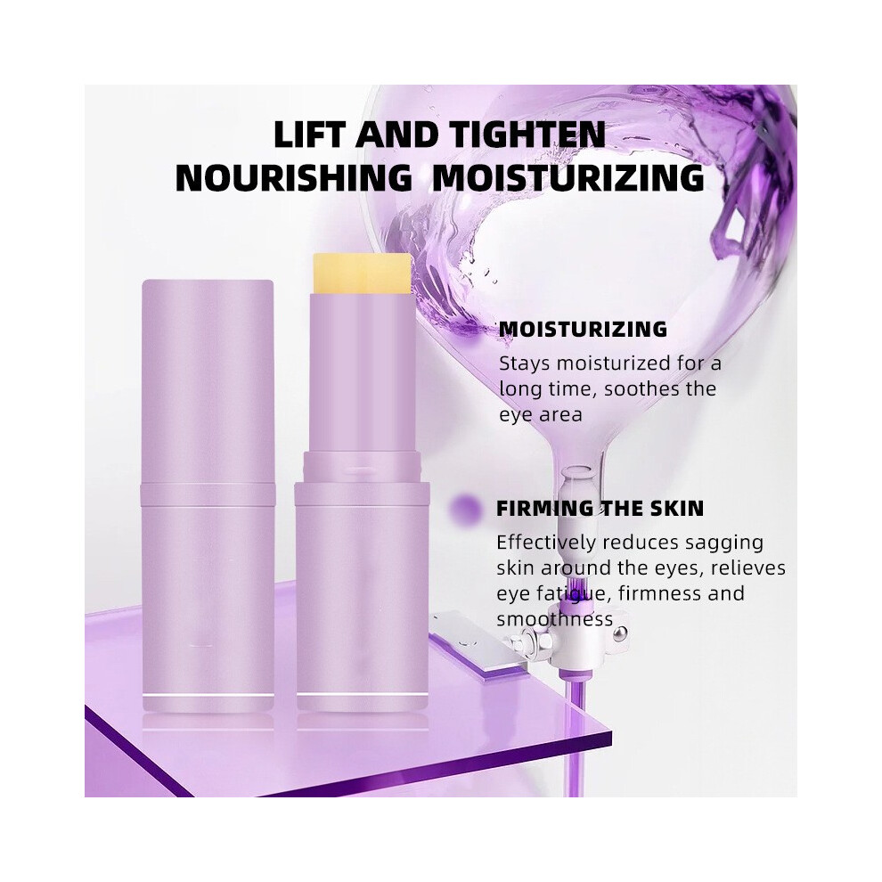 Purple/Cream () Eye Care Essencess Bar Moisturizing Brightening Eye Fine Lines Eye 6G
