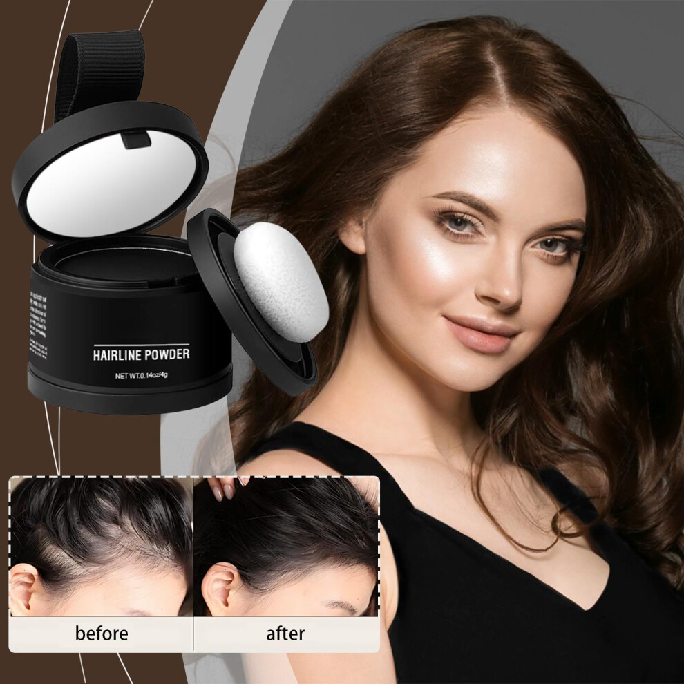 (C) Hairlines Shadow Powder Cover High Forehead Hairlines Hairlines Shadow Pen Waterproofs Hair