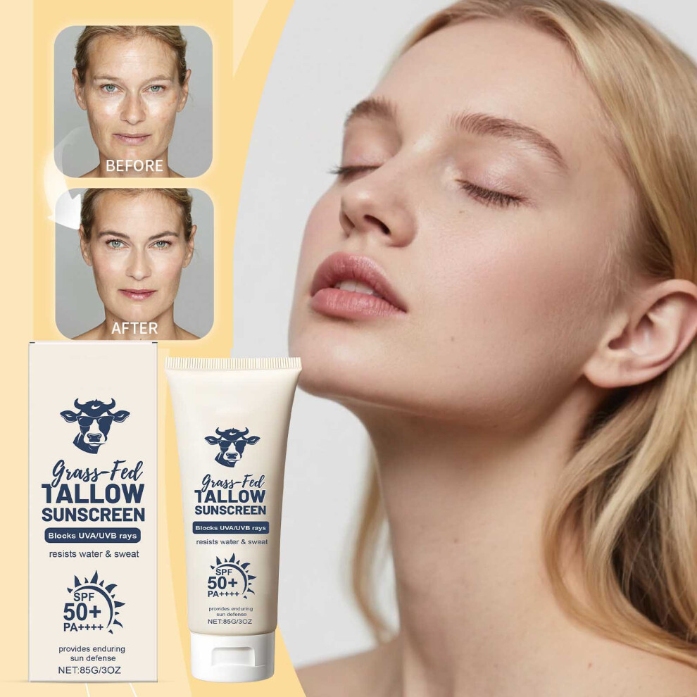(Multicolor) Tallow Sunscreenprotection Moisturizes And Brightens Isolation High Protection  Sunscreen
