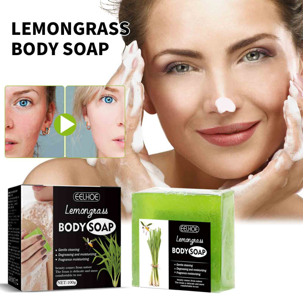 Green (Green) Citronella Soap, Citronella Lemongrass Soap, Lemongrass Body Wash