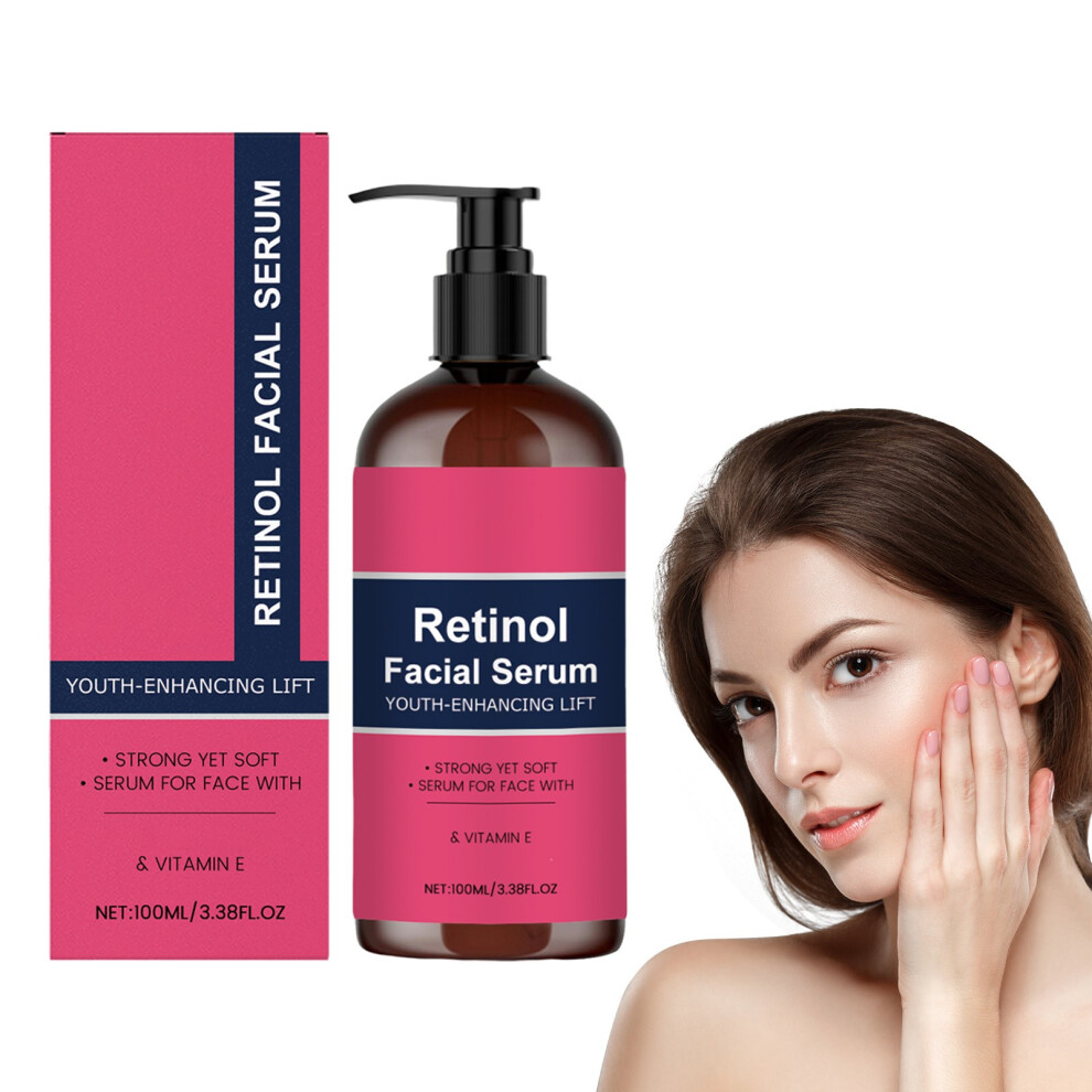 (Multicolor) Facial Retinol Essences Lighten Wrinkles Moisturize Brightens Moisturize  Fine Pores Resist Wrinkles And Moisturize 100ml