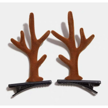 (B) Christmas Antler Hairpin Hair Accessories Children Clip Girl Hairpin Hair Accessories.