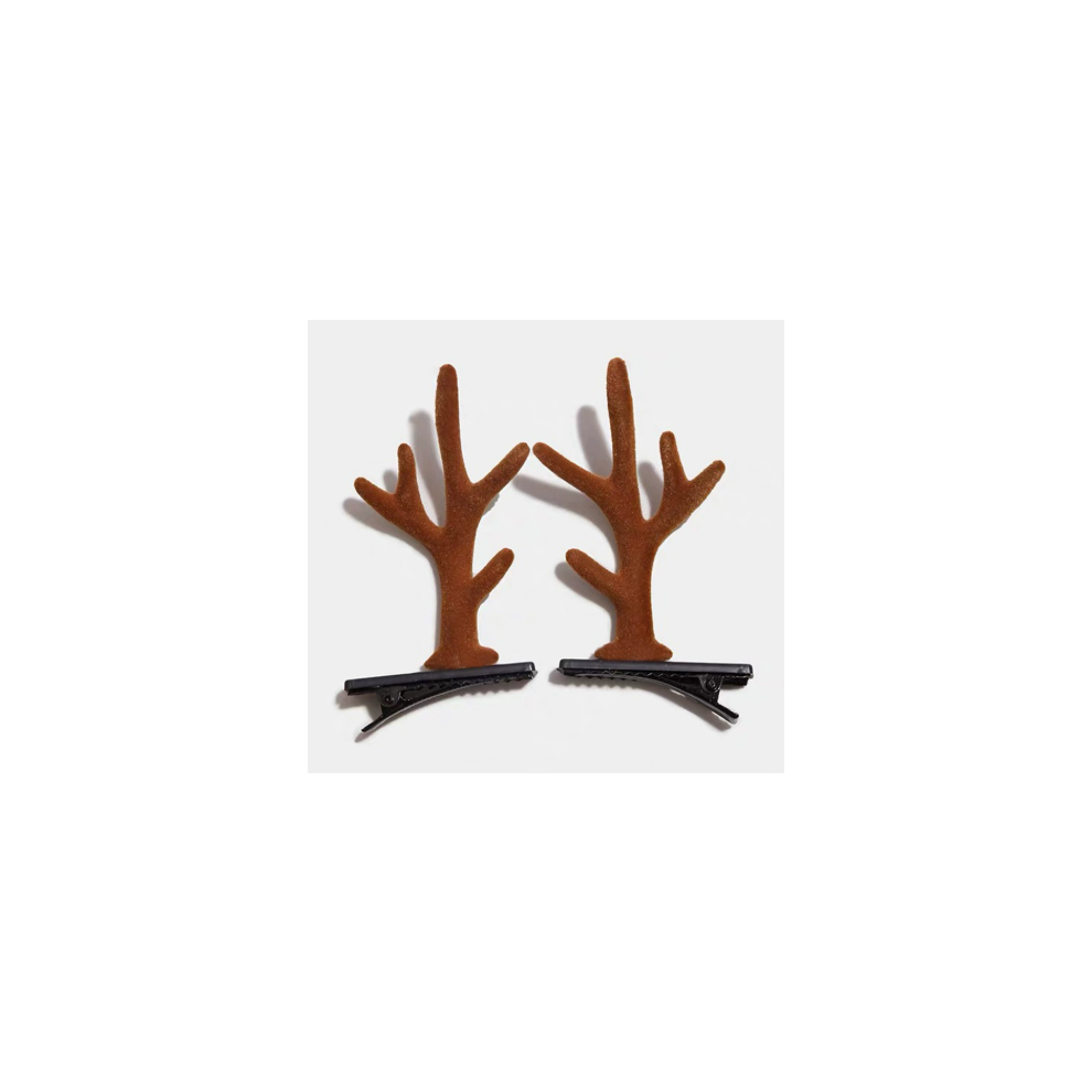 (B) Christmas Antler Hairpin Hair Accessories Children Clip Girl Hairpin Hair Accessories.