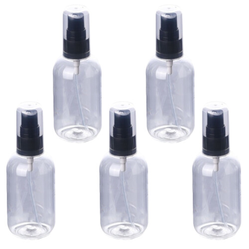 5 pezzi spray 80 ml trasparente con pompa