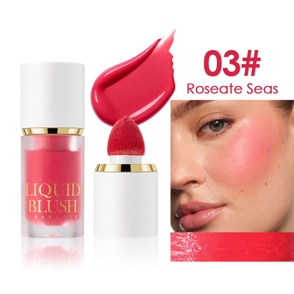 (C) Lip And Cheek Use Rouge Powder Blusher Liquid 6.4ml