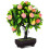 albero bonsai artificiale 25 cm in vaso verde 10