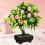 albero bonsai artificiale 25 cm in vaso verde 6