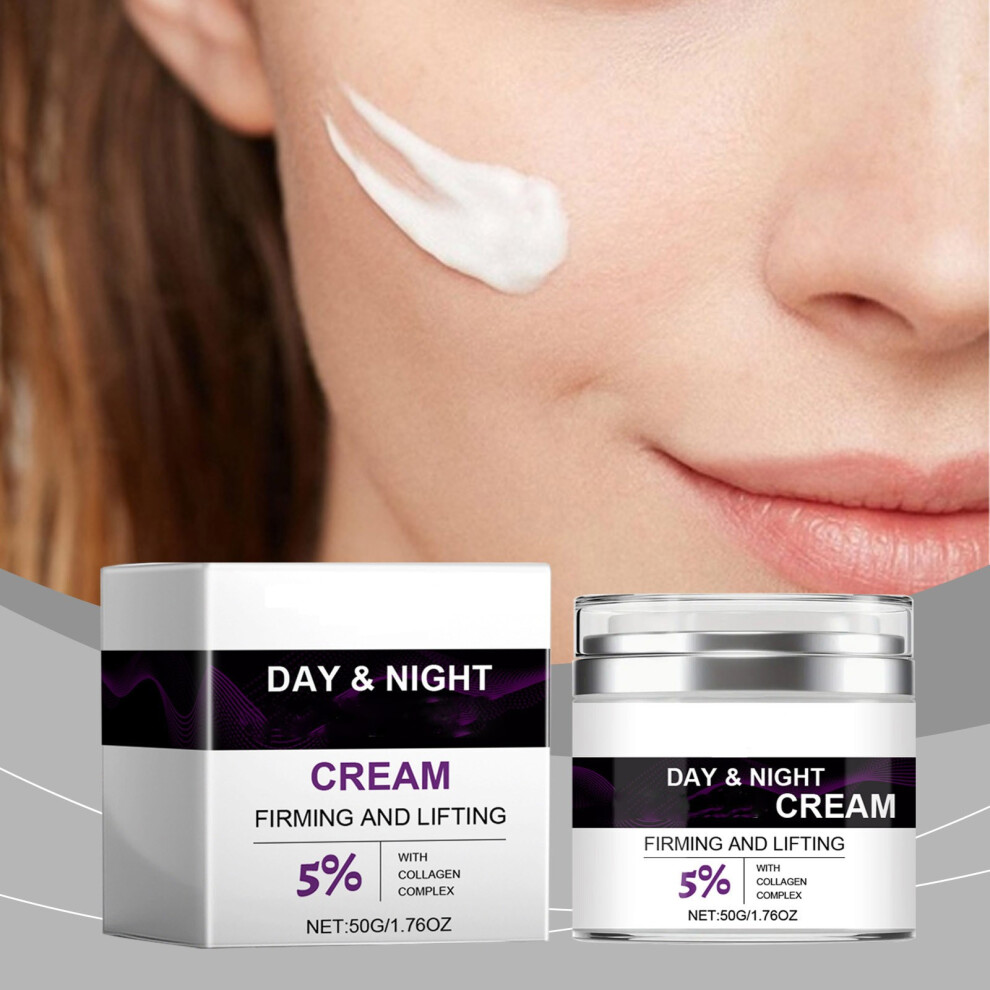 White/Cream () Day And Niaght Firming And Antiwrinkle Moisturizing With Collagens Complexs
