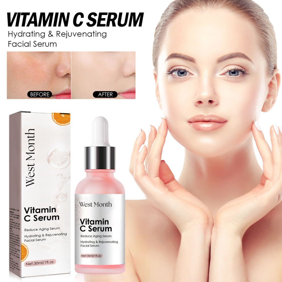 (Multicolor) VitaminC Facial Face Moisturizing Skin Brightening Serum 30ml