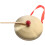set strumento percussivo gong con martello oro 10