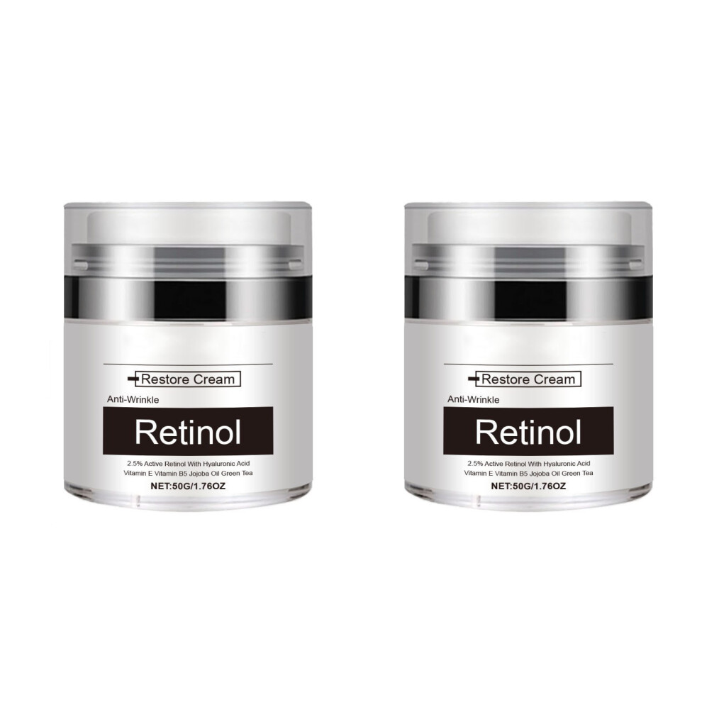 Cream (A) Retinol Face Retinol Moisturizer Retinol Retinol Wrinkle Face Reduces Wrinkles And Firms 50G
