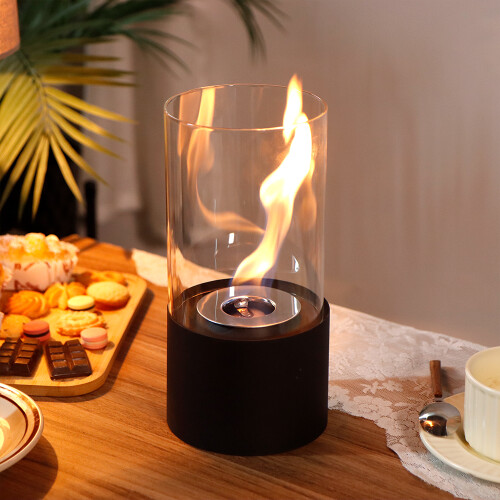 Tabletop Fireplace Fire Bowl Pot BioEthanol Indoor 1