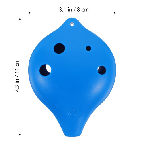 plastic ocarina met 6 voor beginners te oefenen 1