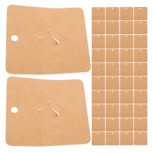 300 stk sieradenkaarten voor broches - papieren houders 7x7 cm