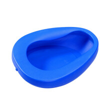 2Pcs Blue Elder Bed Pans Plastic Toilet Aid for Home Hospital Use