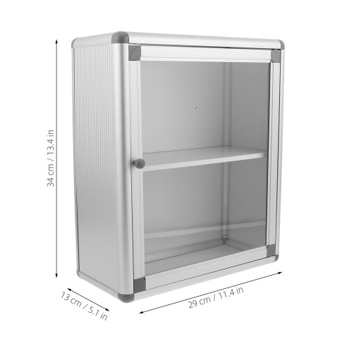 wandbeugel medicijnorganizer met transparant 1