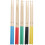 5 paar 7A hickory drumstokken, multikleur, voor kinderen 5