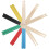 5 paar 7A hickory drumstokken, multikleur, voor kinderen 7