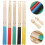5 paar 7A hickory drumstokken, multikleur, voor kinderen 10