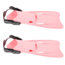 1 paar plastic snorkelvinnen voor zwembadtraining