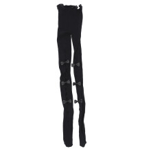 1 Paar Nylon Nylon Nylon Netkousen Met Vlinderdas