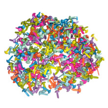 100 mini splitpennen 5,5 x 11 mm pastelkleuren voor scrapbooking