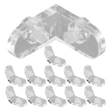 12 transparante acryl hoekbeugels voor display- en opbergdozen