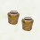 2 verstevigde bells hangers, middelgroot, brons, 37 g 9