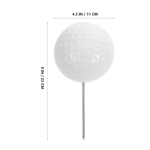 Golfbal markeerder plastic met roestvrijstalen 1