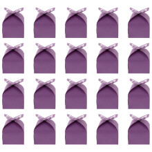 50St Paarse Bruiloft Zoetdoosjes Van Papier Met Voor Cadeau