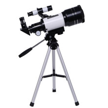 teleskop astronomiczny 70 mm z okularem refrakcyjnym i trójnogiem