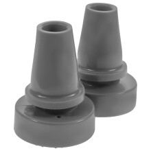2 szt. 19 mm kula z gumowym tipem do pochodki z osłoną i podkładką (szary)