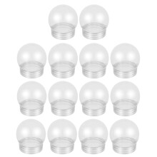 14 szt. plastikowe globusy 150 ml z korkami do słodyczy i dekoracji