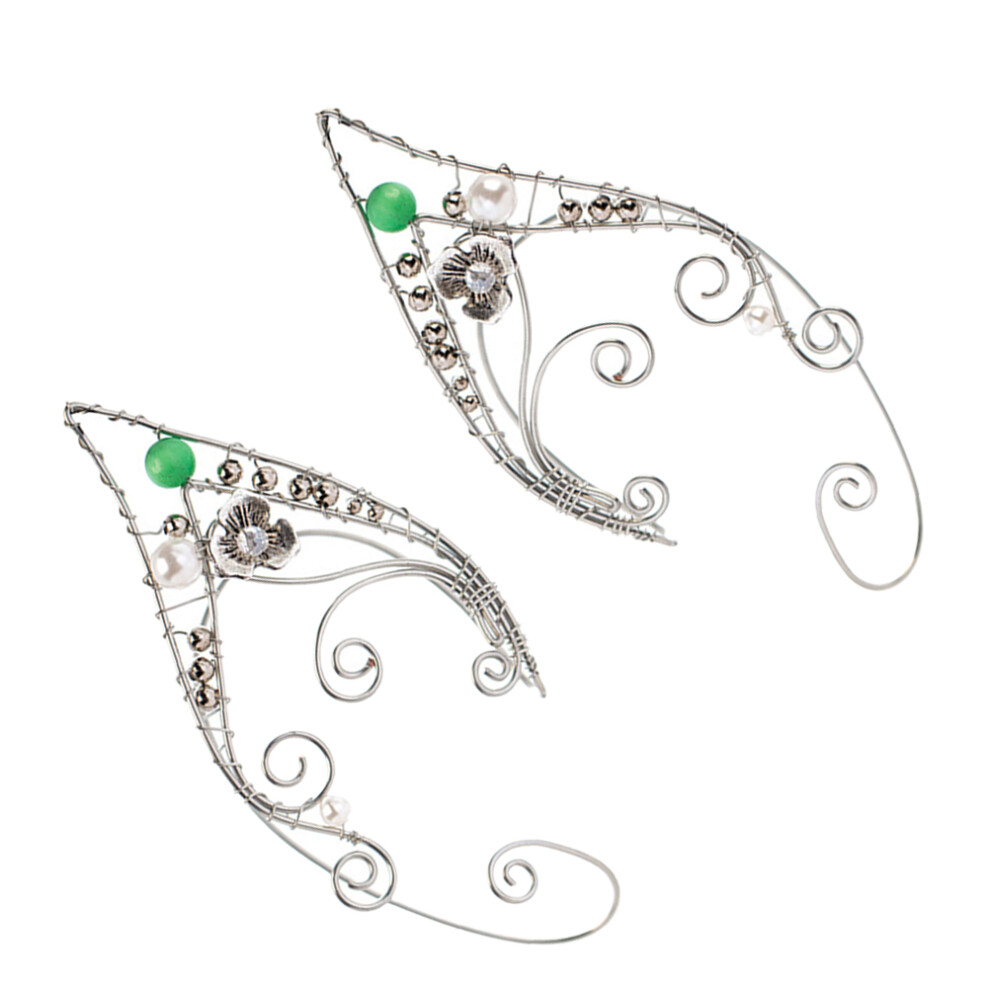 1 Para KlipsóW W KształCie Uszu ElfóW, Delikatne, PrzekłUć-image