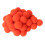 500Pièces Boules Peluche Orange DIY Polyester Élastique Pour Artisanat 1