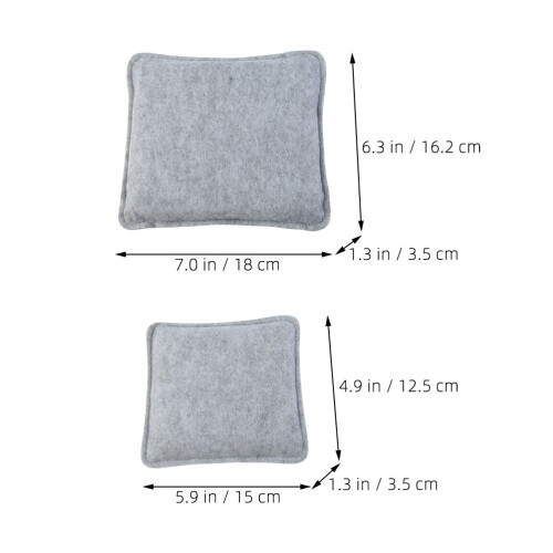 almofada para de fieltro com base e flexível, 2 unidades 1