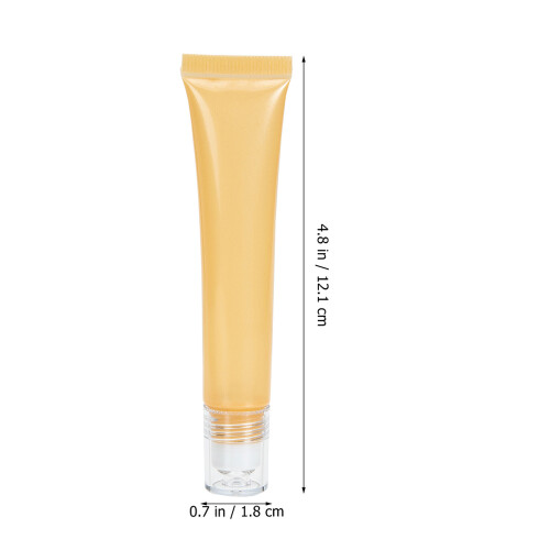 4 vazios 20g com , reutilizáveis, para cosméticos, caqui 1