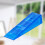 de cristal flexível, à prova de , com azul 7